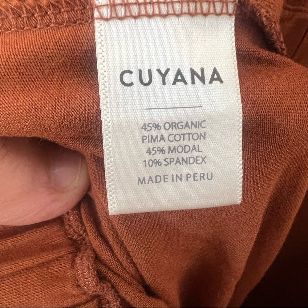 Cuyana Rust Orange Long Sleeve Jumpsuit - Picture 11 of 14